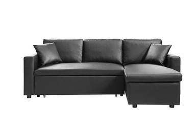 Nahast lahtikäiv diivanvoodi